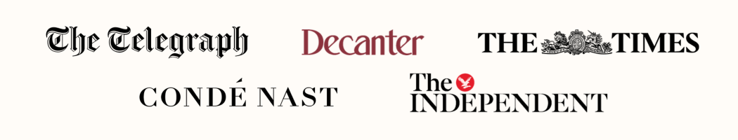 Decanter, The Times, The Independent, Conde Nast, The Telegraph