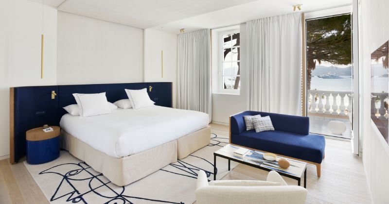 Cheval Blanc St-Tropez - Duplex Pinède Suite Bedroom - credit V. Mati