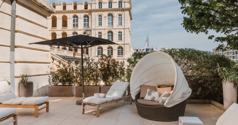 InterContinental Marseille - Hotel Dieu, spa terrace