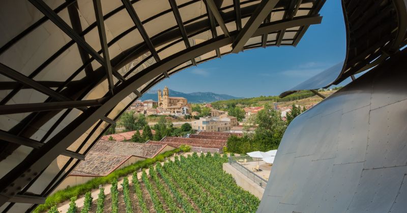 Marques de Riscal view from Premium Gehry room, credit Marriott International