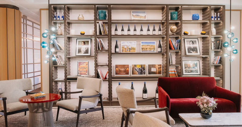 Villa Maia, Lyon, library, credit November Studio