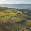 Chateau La Commaraine, Burgundy vineyards aerial view, credit John Athimaritis