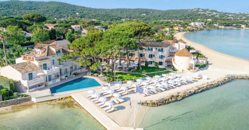 Cheval Blanc St-Tropez - Drone Hero Shot - Façade - credit Oliver Fly
