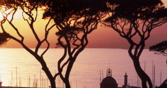 Sunset in St Tropez, Cote d'Azur wine tours, credit Saint Tropez Tourism