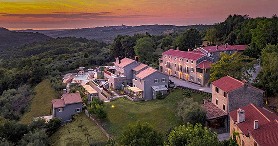 Istria wine tour Credits-Hotel_San_Canzian_from_air