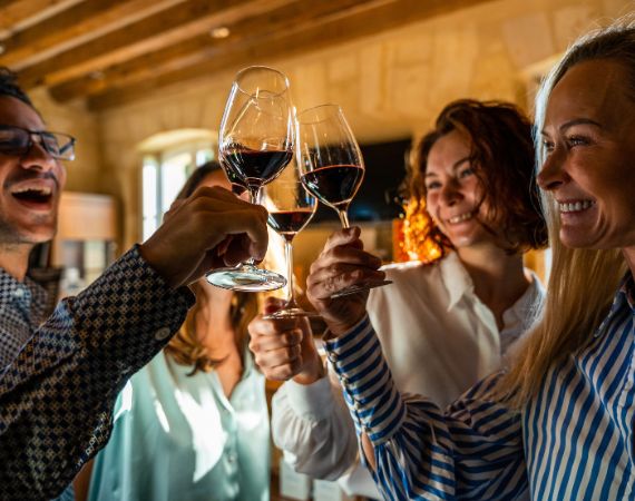 Tasting at Chateau Kirwan, Bordeaux luxury wine tours, credit Deepix and CIVB