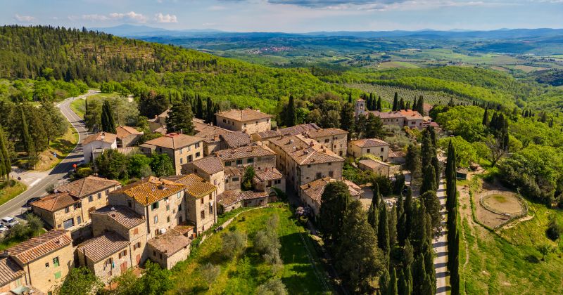 Castello di Fonterutoli, hamlet views, credit Castello di Fonterutoli