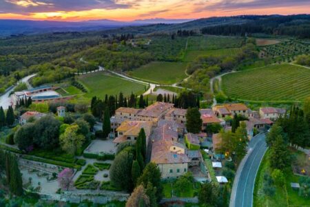 Castello di Fonterutoli wine tour views, credit Castello di Fonterutoli