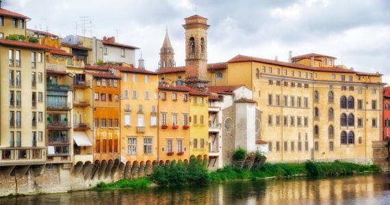 Florence riverside walk