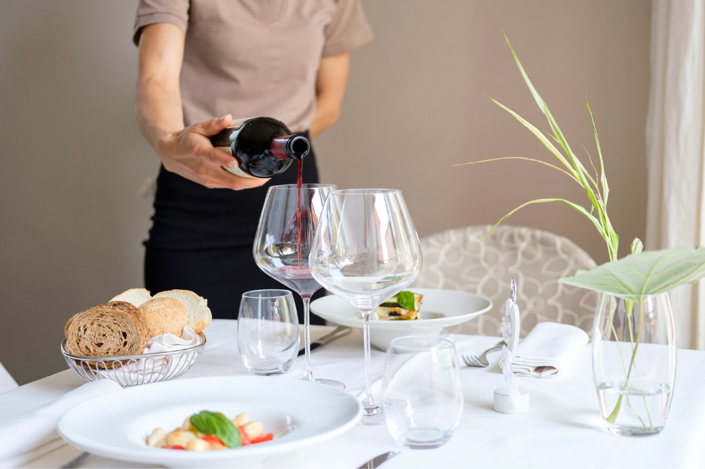 Restaurant in Prosecco region, credit Hotel San Giacomo