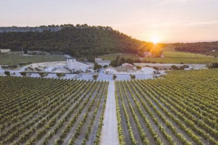 Chateau L'Hospitalet wine La Clape-aerial-view-credit-Chateau L'Hospitalet
