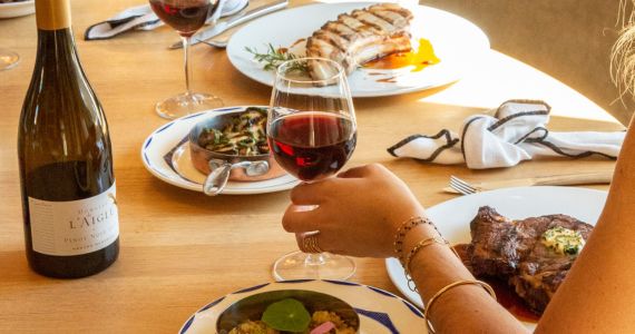 Chez Paule restaurant at Chateau LHospitalet, credit Chateau L'Hospitalet