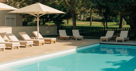 Chateau l'Hospitalet pool, credit Chateau l'Hospitalet