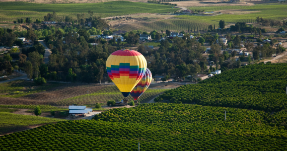 Hot air ballooning wine tour Alentejo