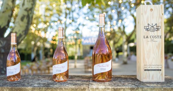 Lavender and rose wines from Chateau La Coste, credit La Coste