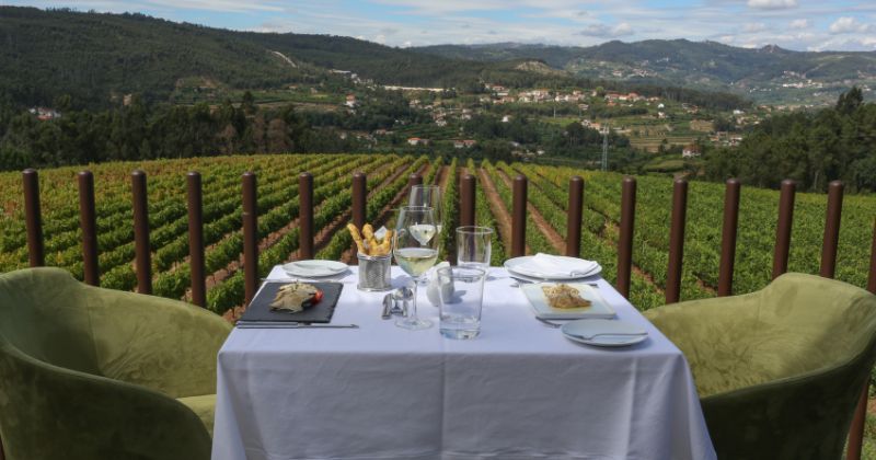 Monverde Wine Experience Hotel, outside dining, credit Monverde Wine Experience Hotel