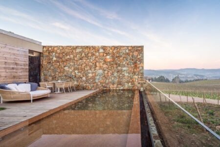 Monverde Wine Experience Hotel, terrace with views of the vineyards, credit Monverde Wine Experience Hotel