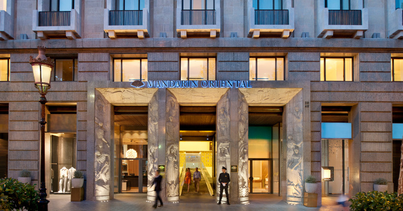 Mandarin Oriental, Barcelona, facade