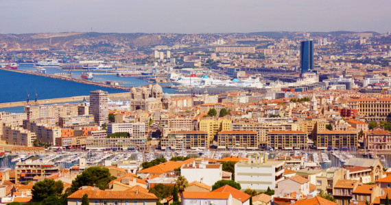 Marseille city views, Provence France