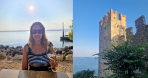 Natalie in Lake Garda, Italy, Verona weekend break