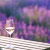 Provence wine and lavender