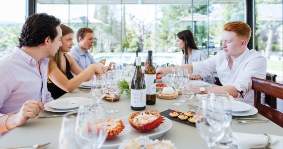 Vinho Verde wines, dining, credit Quinta de Santa Teresa AD Wines