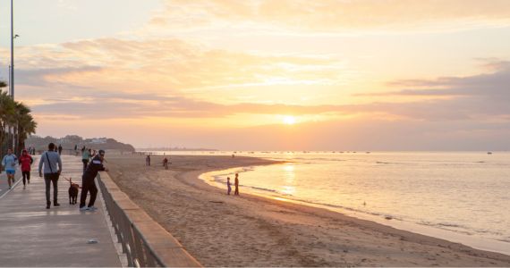 Jerez sherry tours, Sanlucar de Barrameda, beach, credit Andalusia Tourism