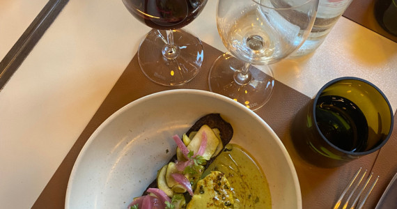 Les Sources de Cheverny, food at L'Auberge
