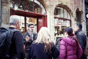 Vallee de la Gastronomie, walking tour Lyon, food and wine pairings, credit Cherrystone