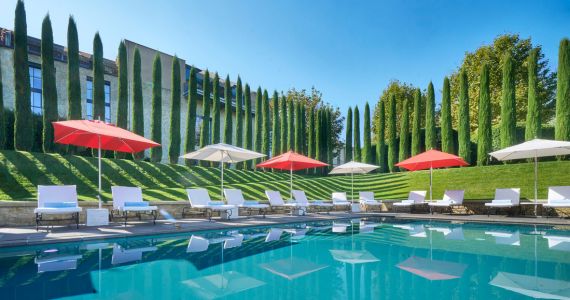 Villa La Coste, Provence, pool, credit Villa La Coste