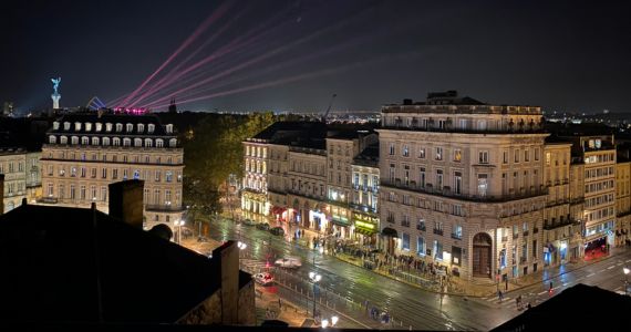 View from top of Intercontinental Bordeaux