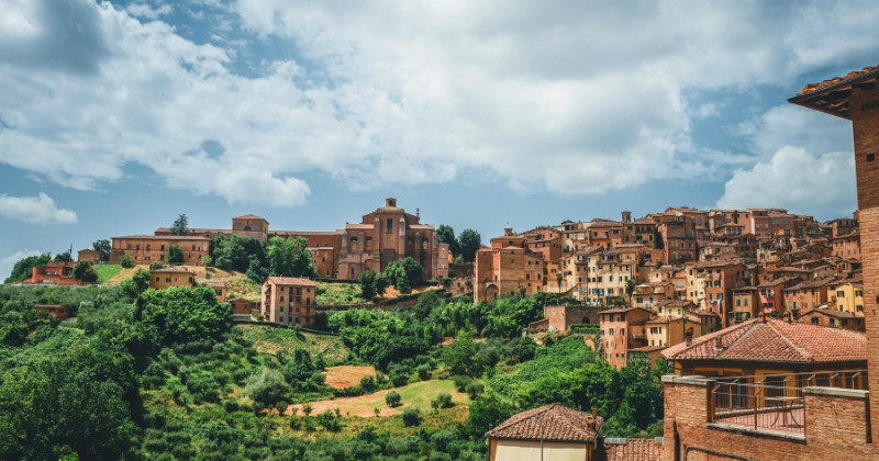 Florence is surrounded by luscious vineyards across Tuscany